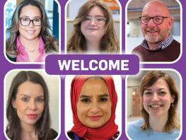 Top row: Amy Paterson, Ciara McCarthy and Dave Anderson Bottom row: Laura Heggie, Manira Ahmad and Polly Vaker 