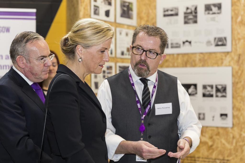 Her Royal Highness the Countess of Wessex visits City of Glasgow College to formally open the City Campus.