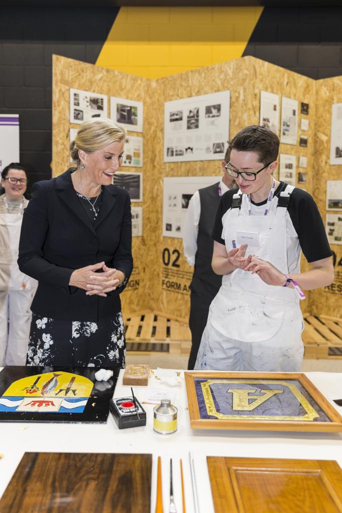 Her Royal Highness the Countess of Wessex visits City of Glasgow College to formally open the City Campus.