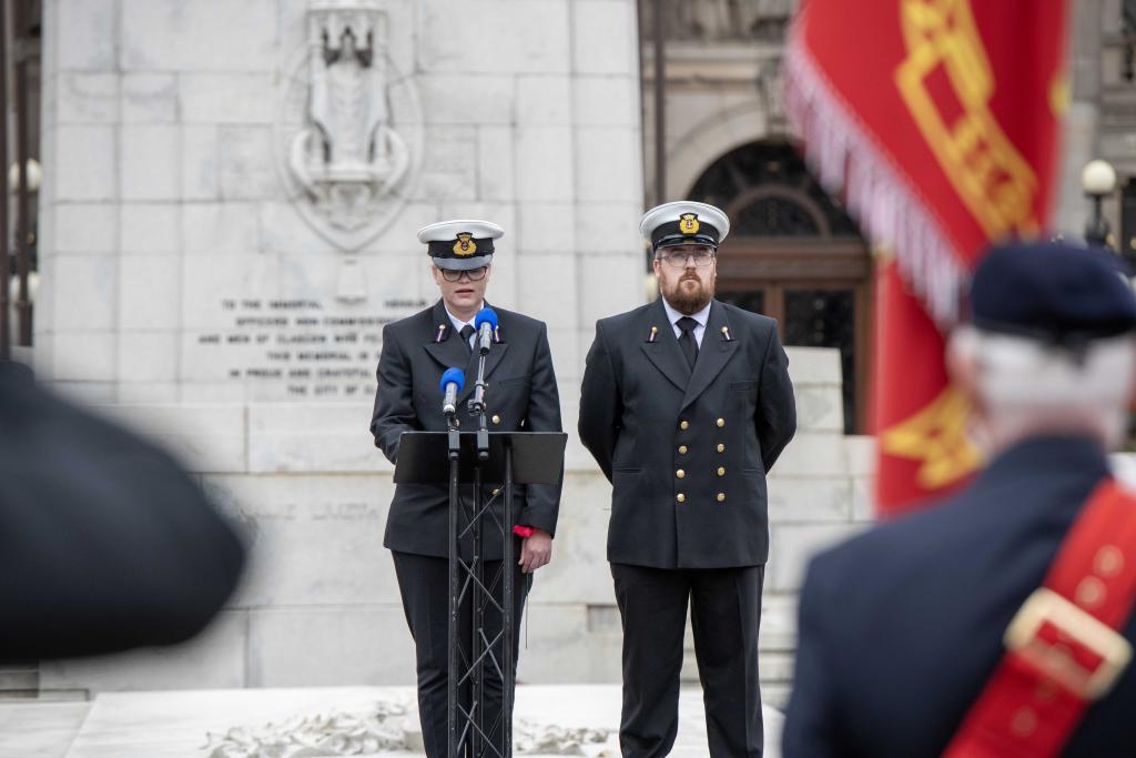 Speakers of the Roll of Honour - Elspeth Smith and Stuart Birchall