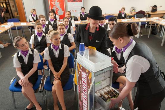 Sky S The Limit For City Cabin Crew City Of Glasgow College