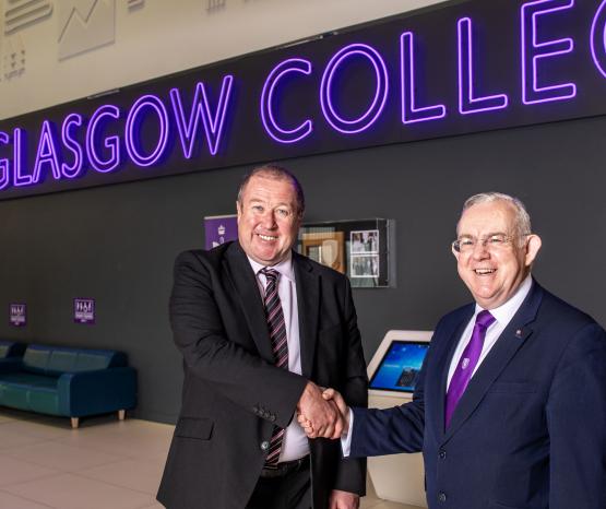 CITY OF GLASGOW COLLEGE WELCOME HIGHER & FURTHER EDUCATION MINISTER