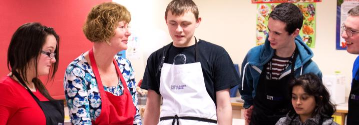 Community Care cooking tasting